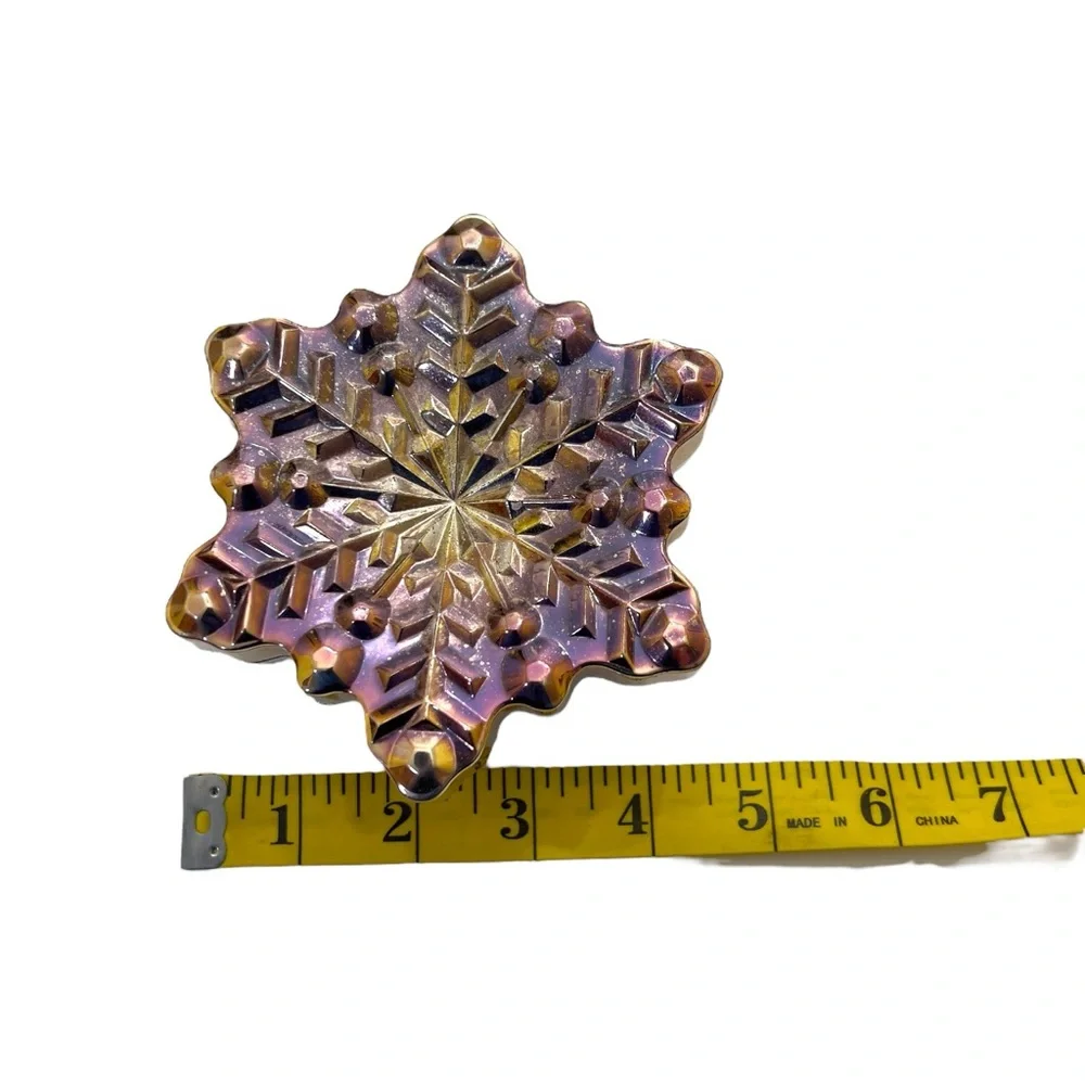 Beautiful Snowflake 2007 For Your Ease Only Trinket Jewerly Box